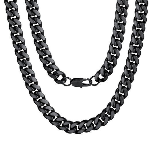 Mens Necklace Chains Stainless Steel Cuban Chain Necklace 24 Inch